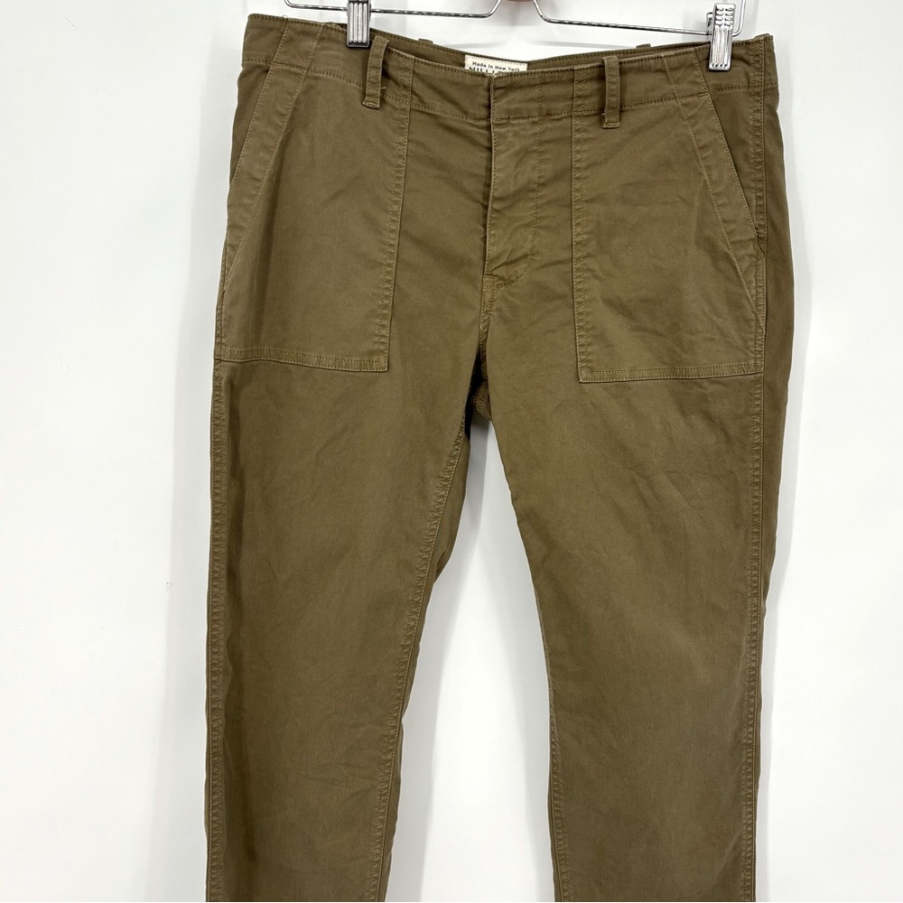 NILI LOTAN Jenna Pant Olive Green Sz 8 - Picture 5 of 16